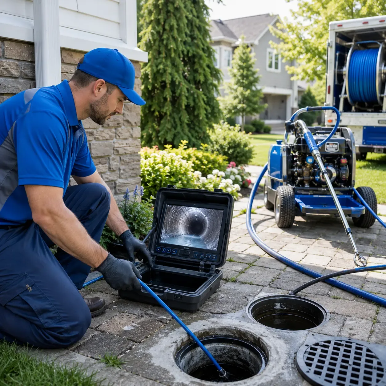 Outdoor drain cleaning professionals serving Brunswick, NE