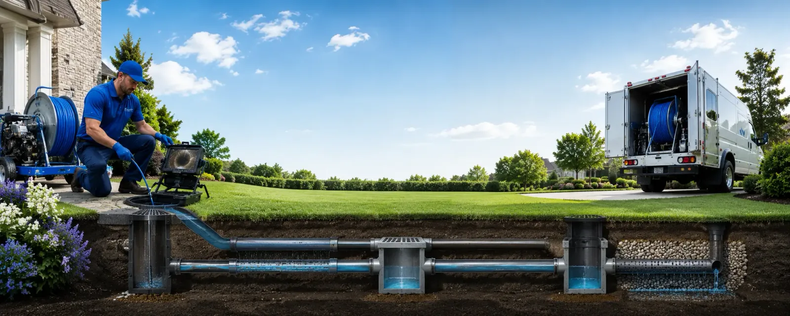 Outdoor drain cleaning information for Brunswick, NE